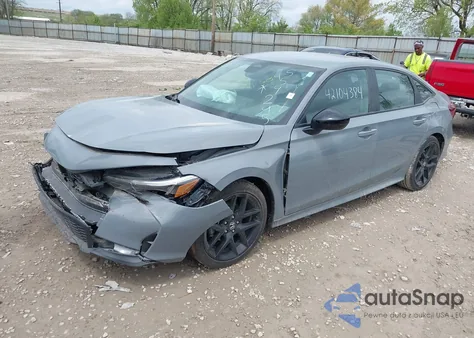 2025 Honda Civic Sport из США, поврежденный, VIN 2HGFE2F50SH554245